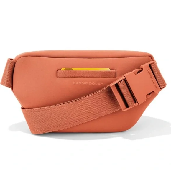 DAGNE DOVER Ace Neoprene Belt Bag Coyote Dark Orange - Picture 10 of 17